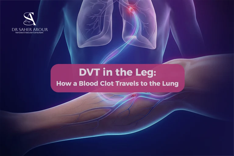 DVT in the Leg How a Blood Clot Travels to the Lung