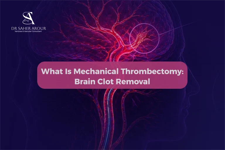 Mechanical Thrombectomy & remove blood clot without surgery