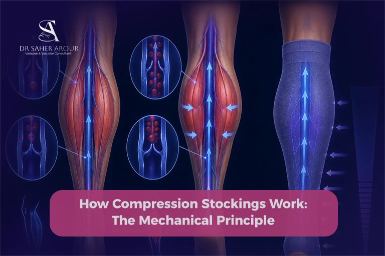 How Compression Stockings Work The Mechanical Principle