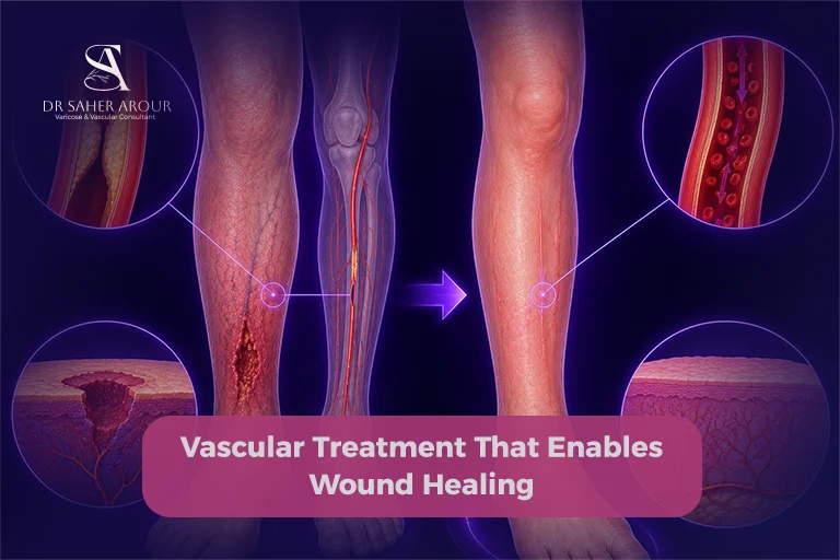 Vascular Treatment That Enables Wound Healing