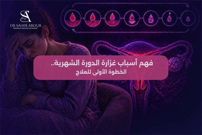 غزارة الدورة الشهرية عند النساء