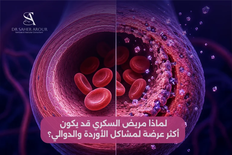 _لماذا مريض السكري قد يكون أكثر عرضة لمشاكل الأوردة والدوالي؟