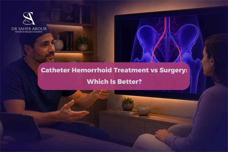 Catheter Hemorrhoid Treatment vs Surgery