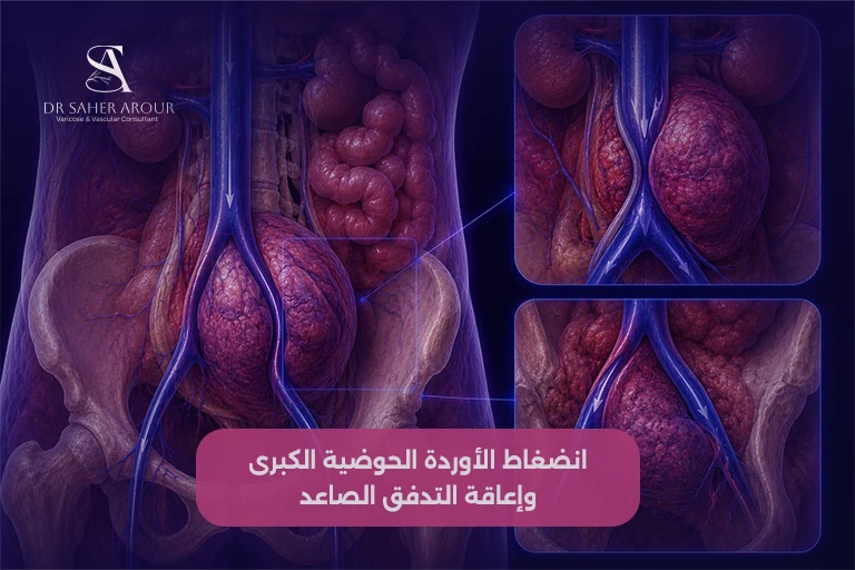 الضغط البطني قد يزيد الضغط على الأوردة الحوضية ويؤثر على العود الوريدي