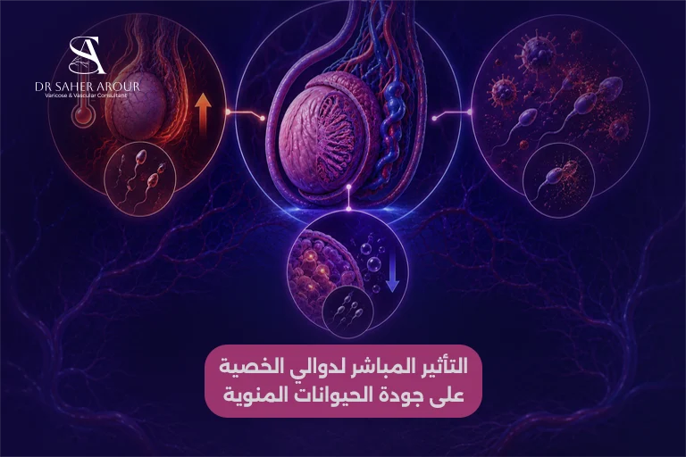  كيف تُتلف دوالي الخصية الحيوانات المنوية الآلية التفصيلية