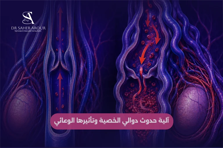 ما هي دوالي الخصية الفهم الوعائي الصحيح
