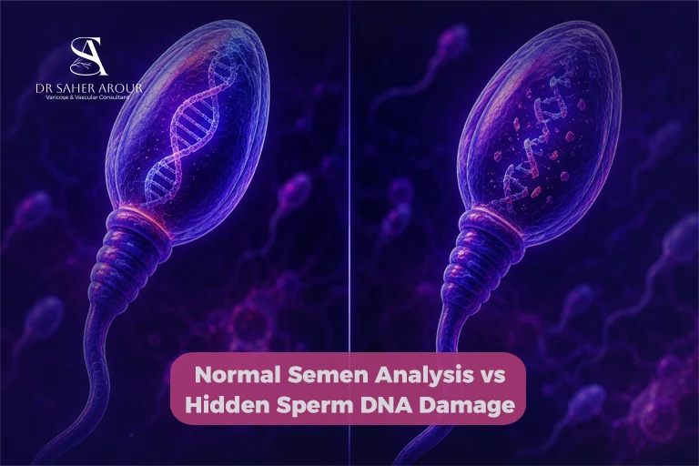 Normal Semen Analysis vs Hidden Varicocele Damage .. How to Tell Them Apart