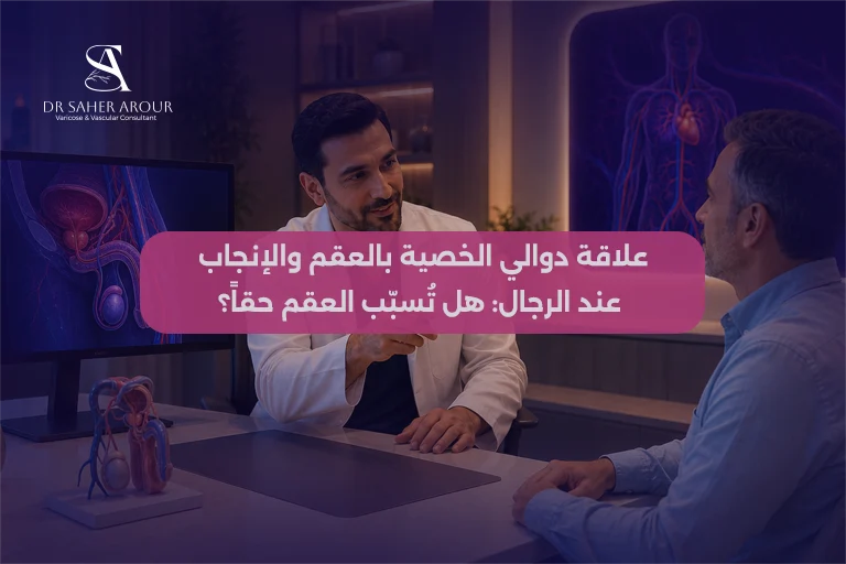 علاقة دوالي الخصية بالعقم والإنجاب عند الرجال- هل تُسبّب العقم حقاً؟