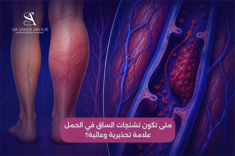 (متى تكون تشنجات الساق في الحمل علامة تحذيرية وعائية؟)