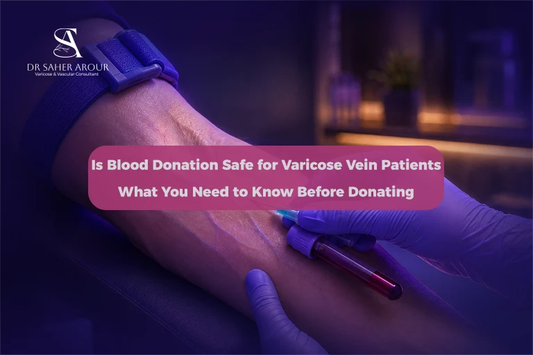 Blood Donation Safe for Varicose Veins