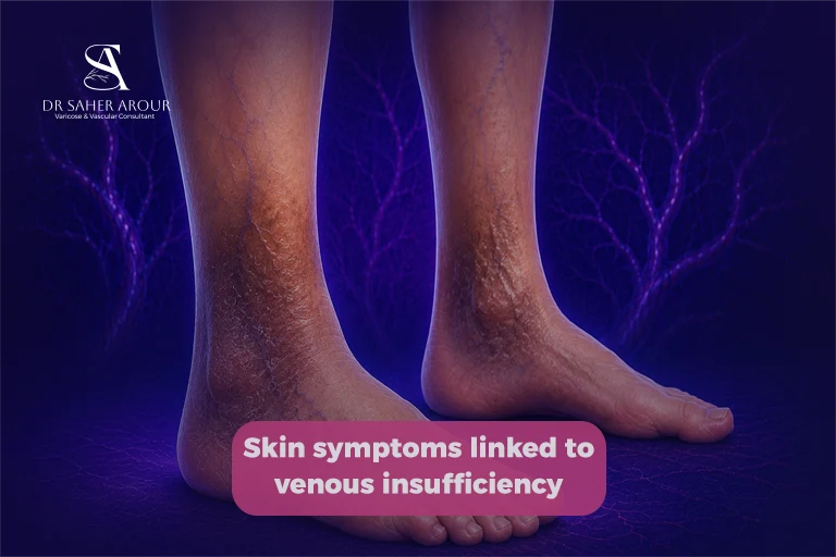 Common skin symptoms linked to varicose vein itching