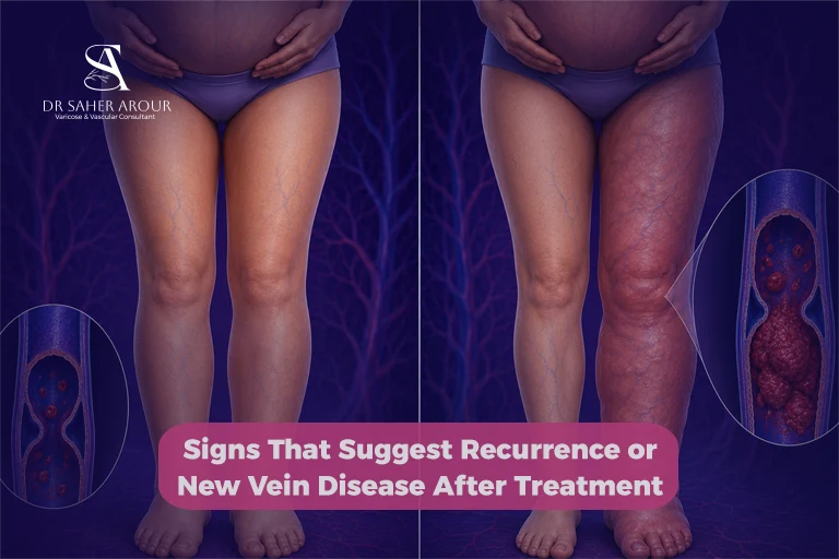 Signs That Suggest Recurrence or New Vein Disease After Treatment