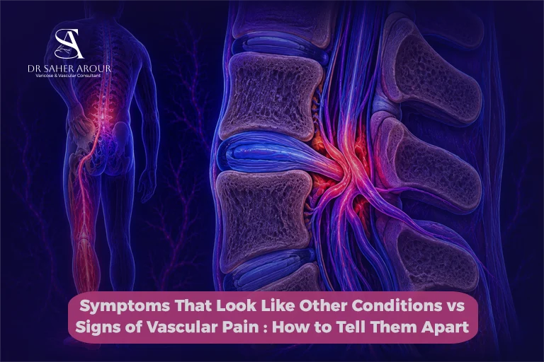 Symptoms That Look Like Other Conditions vs Signs of Vascular PainHow to Tell Them Apart