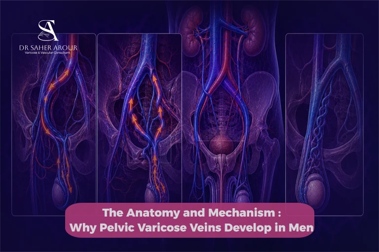 The Anatomy and Mechanism Why Pelvic Varicose Veins Develop in Men