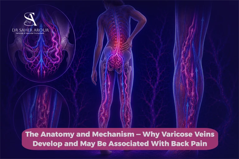The Anatomy and Mechanism — Why Varicose Veins Develop and May Be Associated With Back Pain