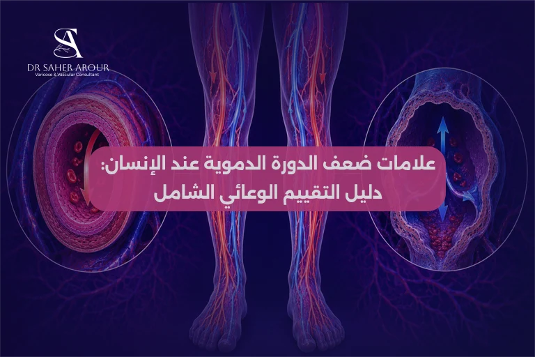 علامات ضعف الدورة الدموية عند الإنسان دليل التقييم الوعائي الشامل