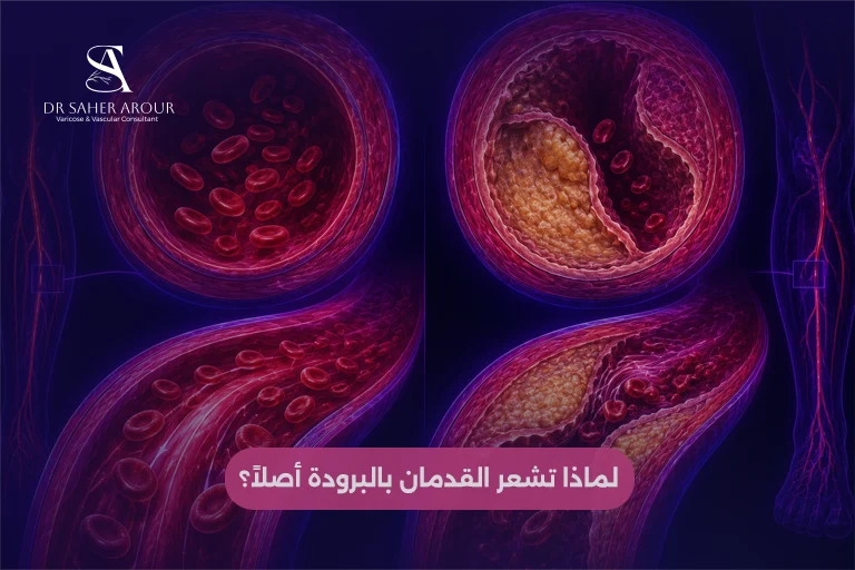 لماذا تشعر القدمان بالبرودة أصلاً؟