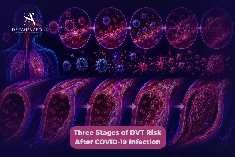 Three Stages of DVT Risk After COVID-19 Infection