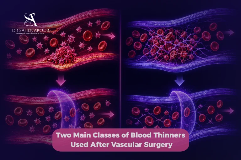 Two Main Classes of Blood Thinners Used After Vascular Surgery