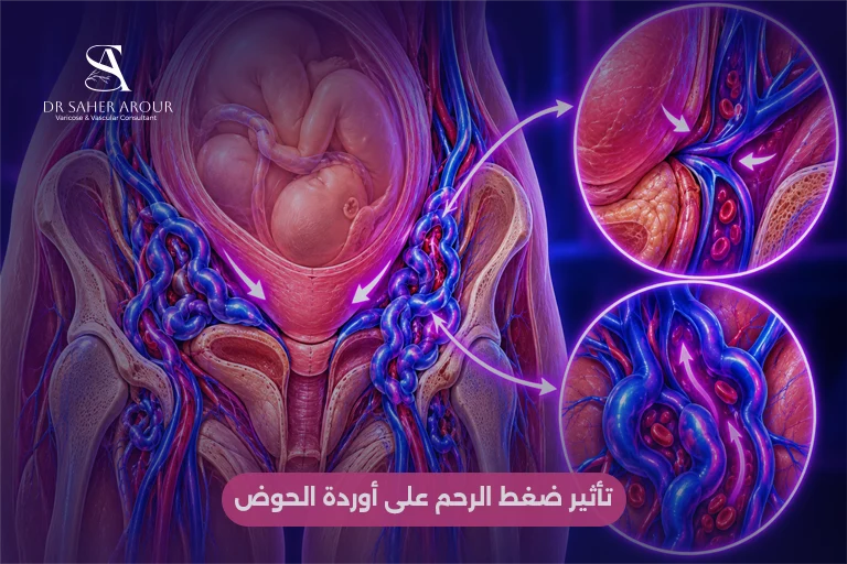 ما هي دوالي الرحم ولماذا تكثر أثناء الحمل؟